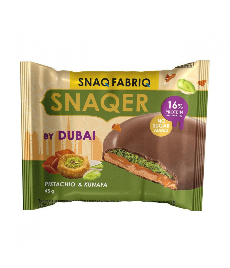 SNAQ FABRIQ SNAQER Cookie "Pistachios & Kunafa", Dubai Series, 45 g